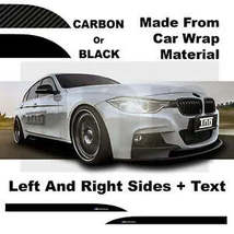Side Skirt Car Stickers For BMW 3 Series M PERFORMANCE F10 F30 F31 F32 F... - £39.17 GBP