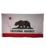 3’x5’ Polyester CALIFORNIA STATE FLAG CA USA Bear Republic Outdoor Banner - $8.95