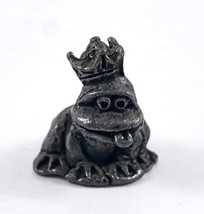 Michael Ricker Miniature Frog Figurine Pewter Prince Charming Vintage - £8.64 GBP
