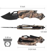 Mossy Oak Mini Folding Pocket Knife for Men, Camo Pocket Knife with Bott... - £14.93 GBP