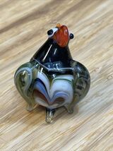 Vintage Handmade Hand Blown Glass Chicken Farm Animals KG - $9.90