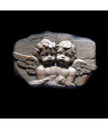 Two Angels-Eroses plaque Sculpture - £24.76 GBP