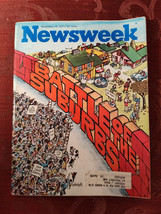 Newsweek November 15 1971 Nov 71 11/15/71 Suburbs Chile Elections Women Artists - £12.68 GBP