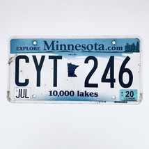 2020 United States Minnesota Explore Passenger License Plate CYT 246 - $16.25 CAD