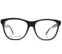 Marc Jacobs Eyeglasses Frames 164 807 Black Gold Square Full Rim 54-16-140 - £70.00 GBP