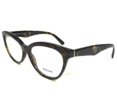 PRADA Eyeglasses Frames VPR11R 2AU-1O1 Tortoise Cat Eye Full Rim 52-17-140 - £102.76 GBP