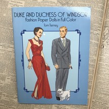 Paper Dolls Uncut Duke And Duchess Of Windsor Tom Tierney Dover 1988 - £10.38 GBP