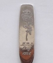 Collector Souvenir Spoon Mothers Day 1982 Long Stemmed Rose - $2.99