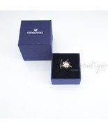NIB New Swarovski 5460983 Olive Ring Golden Clear Crystals Gold Plated S... - £39.14 GBP