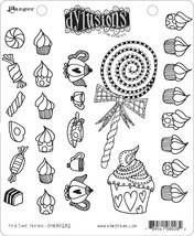 Dyan Reaveley&#39;s Dylusions Cling Stamp Collection-Tea Time Treats - £40.45 GBP