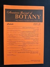 American Journal of BOTANY Official Publication January 1987 Volume 74 Number 1 - £23.34 GBP