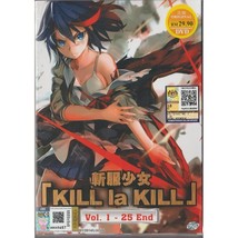 DVD Anime Kill La Kill Complete TV Series (1-25 End) English Dubbed, All Region - £15.81 GBP