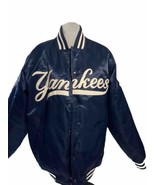 Rare Vintage STARTER New York Yankees Diamond Collection Jacket 90s Navy... - £106.65 GBP