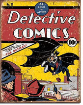 Detective Comics Batman DC Universe Villains and Super Hero Metal Sign - $20.95