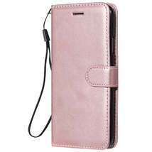 Anymob Motorola Phone Case Pink Leather Classic Flip Wallet - $28.90