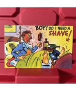 Boy Do I Need A Shave Divided Postcard Unused Written On Tichnor Vintage... - $8.99