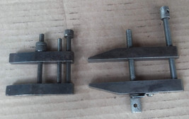 Two Vintage Machinist Parallel Clamps Jaw Opening 1-1/2&quot; &amp; 2&quot;  Depth 1&quot; ... - $24.99