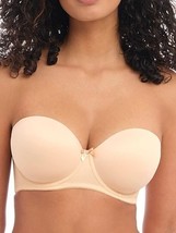 Freya Women&#39;s Deco UW Moulded Strapless Bra 30I  Nude  AA4233NUE Removable Strap - £22.41 GBP