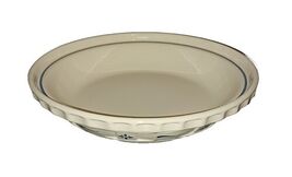 Longaberger Pottery Woven Traditions Pie Plate Heritage Blue 10 1/4” Wide - $366.88 MXN