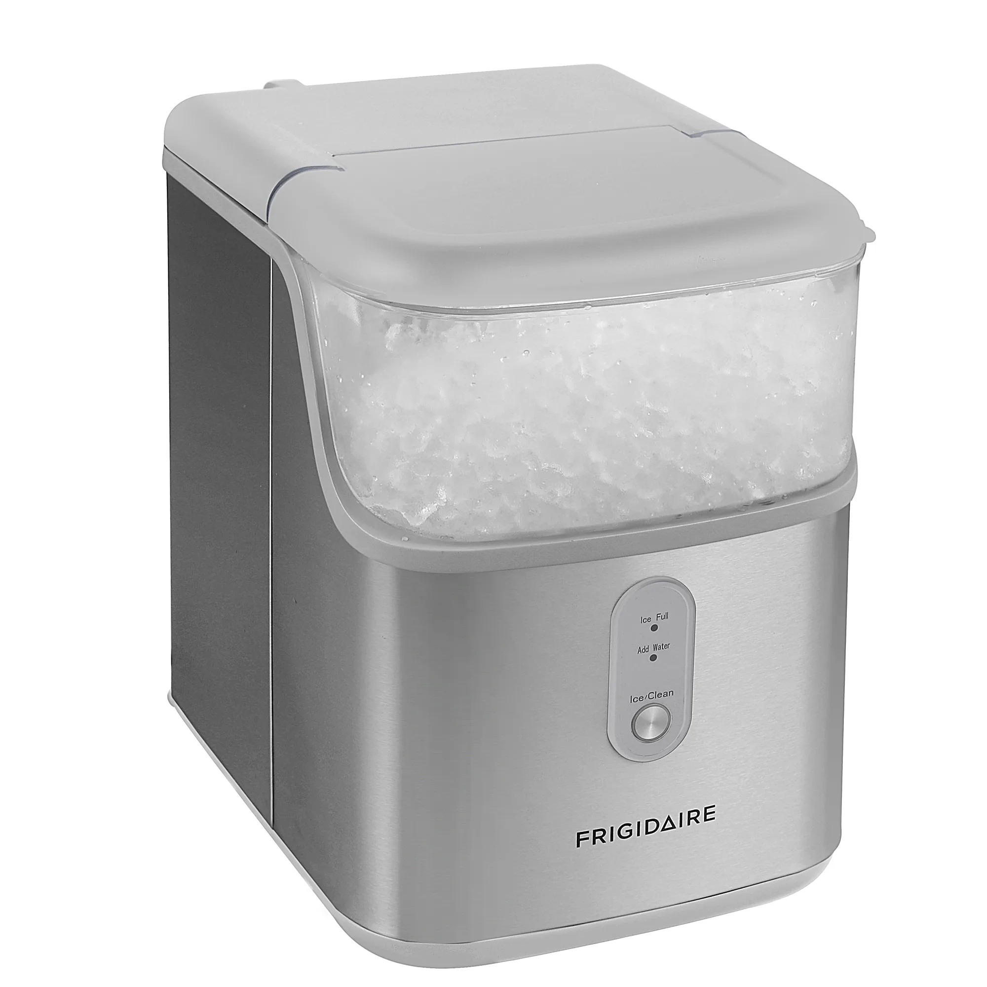  FRIGIDAIRE 33 lbs Stainless Steel Crunchy Chewable Nugget Ice Maker  - £318.91 GBP