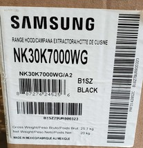 NOB Samsung (NK30K7000WG/A2) - 30&quot; Convertible Range Hood with WiFi - Black #144 - £684.71 GBP