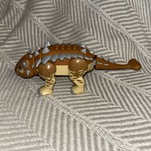 LEGO - Animal, Dinosaur - Ankylosaurus - Dark Tan Jurassic Park Authenti... - $71.28