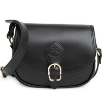 Longchamp Small Leather Saddle Crossbody Bag ~NIP~ Black - £257.19 GBP