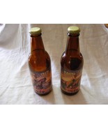 Vintage Lost Trail Root Beer Bottles (2) 12oz Twist Cap LCM Inc. - $24.74