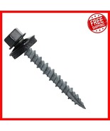 Self-Starting Black Metal Roofing Screws - 250 Count with EPDM Seal - 10... - $972.66 MXN
