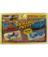 1992 TYCO Richard Petty #43 HO two Slot Car Twin Pack 6994 AFX Pontiac S... - £116.81 GBP