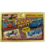 1992 TYCO Richard Petty #43 HO two Slot Car Twin Pack 6994 AFX Pontiac S... - $148.45