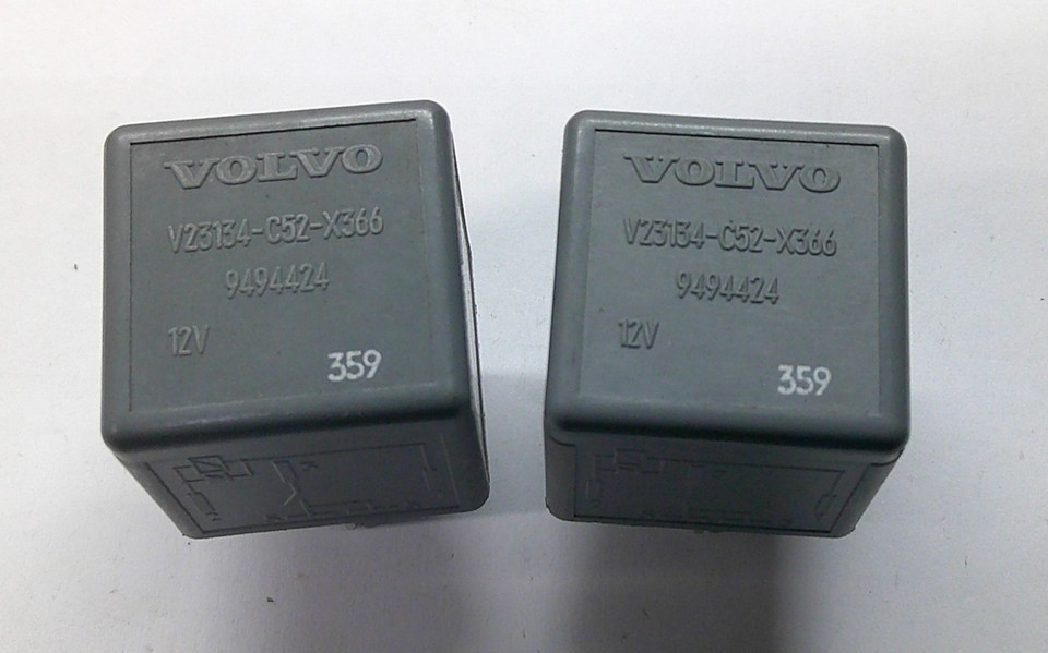 VOLVO OEM RELAY SET 9494424  V23134-C52-X366 TESTED 1 YEAR WARRANTY V1 - $11.50