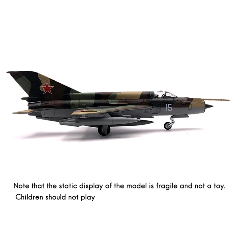Play 1:72 MiG-21 Fighter Attack Metal Plane Model,Soviet Union, Airplane Model D - £69.73 GBP