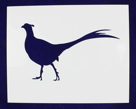 Large Standing Pheasant Stencil -1 pc -Mylar 14mil - Painting /Crafts/ T... - £18.77 GBP
