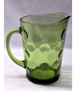 Vintage HAZEL-ATLAS 7.75&quot; Iced Tea Lemonade Pitcher ELDORADO AVOCADO - 5... - $39.07 CAD
