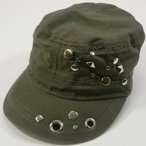 Fair Weather Accessories 100% Cotton Women&#39;s Studded Baseball Cap Hat - £6.32 GBP