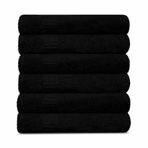 100% Cotton Towels, 6 Hand Towels 600 GSM Highly Absorbent &amp; Soft, Premi... - £18.90 GBP