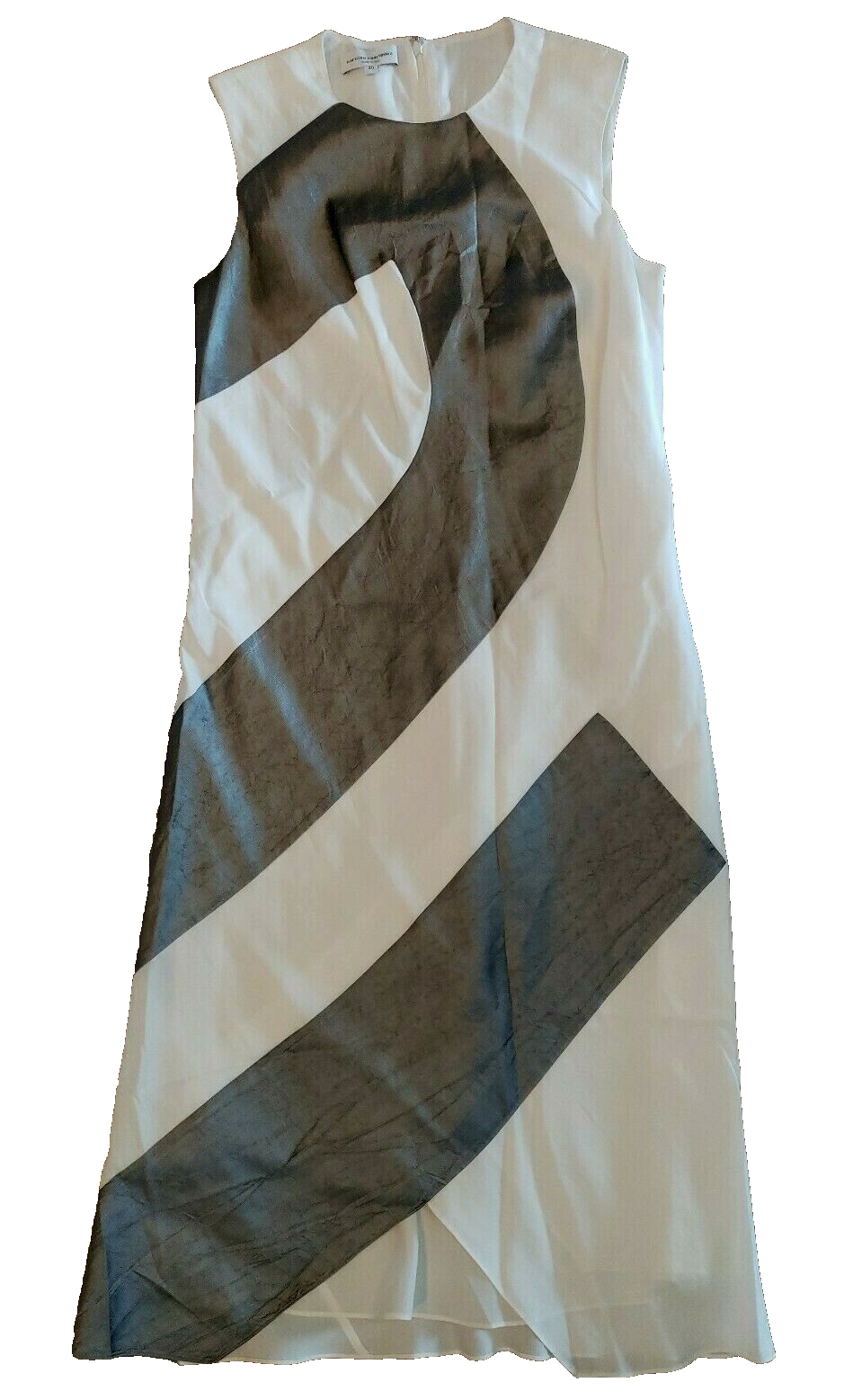 Primary image for Narciso Rodriguez Dress Sz 4 Sleeveless Sheath Silk Blend Gray Italy 40 Womens