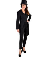Tailcoat - Black  , Ladies - sizes 6 - 22 - Cabaret / Dance - $43.66