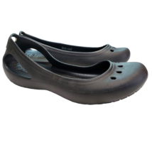 Crocs Kadee Womens Flats Size 8 Black Spots From Wear - £14.68 GBP