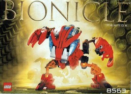 Instruction Book Only For LEGO BIONICLE Tahnok 8563 - $6.50
