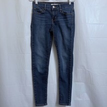 Levi&#39;s 710 Super Skinny Jeans Women&#39;s Size 25 Blue 25 1/2&quot; Inseam - £7.90 GBP