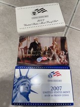 2007 United States Mint Proof Set 14 Beautiful GEM Clad Coins Box COA - $15.84