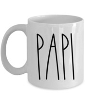Papi Coffee Mug Funny Father&#39;s Day Tea Cup Ceramic Christmas Gift For Dad - £12.61 GBP+