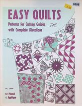 Easy Quilts: Patterns for Cutting Guides - $63.69 MXN