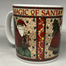 Sakura Magic Of Santa Coffee Cup Mug Christmas Debbie Mumm Stoneware - £4.68 GBP