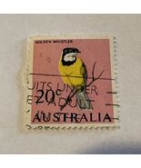 Vintage Australia Postage Stamp 1960s 20c Golden Whistler Used Uncertified - €2,05 EUR