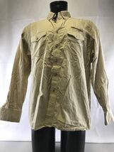 Wrangler Long Sleeve Shirt Men's 2XL Beige Tan Western KG - $27.72