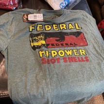 Federal Hi- Power Green Mens M T-Shirt-Brand New-SHIPS N 24 HOURS - $24.63