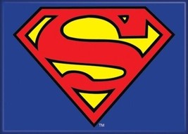 DC Comics Superman Diamond S Chest Logo Refrigerator Magnet #24622, NEW ... - £3.16 GBP